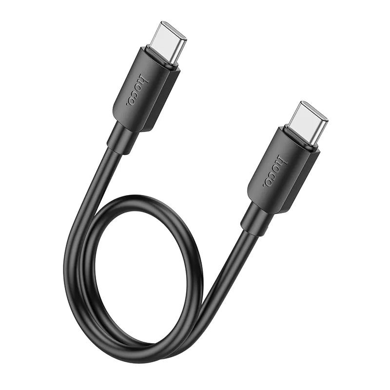 Hoco X96 Hyper 60W fast charging data cable Type-C to Type-C(L=0.25M) - Saif Al Najmi Kw